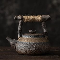 Ceainic ceramica in stil traditional japonez 280ml
